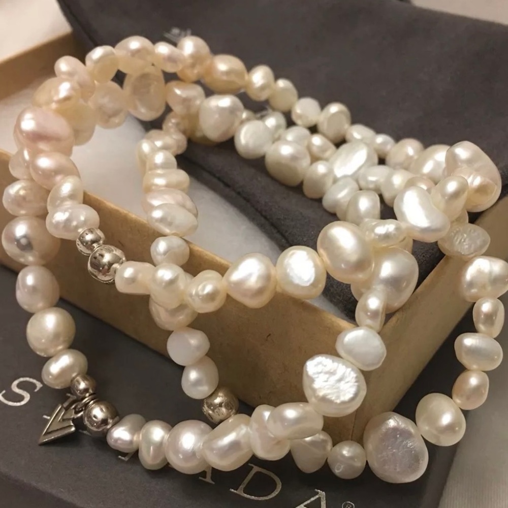 Silpada Goddess Set Of 3 FWP Stretch Bracelets NEW - Picture 10 of 13